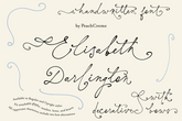 Elisabeth Darlington // Font with Bows