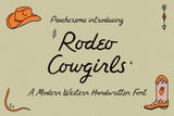 Rodeo Cowgirls // Western Font