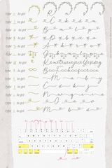 Petite Kisses// Easy access swashes font!