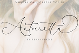 Antoinette Modern Script
