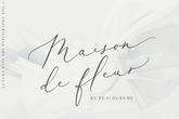 Maison de fleur Script , , - peachcreme.com