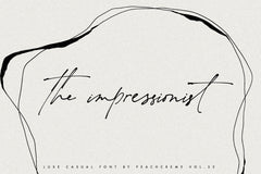 the impressionist Font