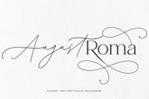 August Roma // Elegant Luxury Font Duo