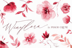 Wineflora // Watercolor Set