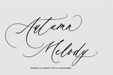 Autumn Melody // Wedding Calligraphy Font
