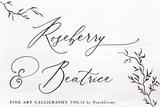 Roseberry & Beatrice Font , , - peachcreme.com
