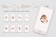 Sophia Instagram Story Covers , , - peachcreme.com