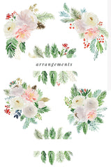 La Merry Christmas // Watercolor Set