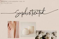 Faustine Modern Script , , - peachcreme.com