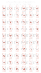 Angela Instagram Story Covers , , - peachcreme.com