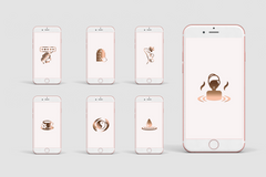 Rose Studio Instagram Story Covers , , - peachcreme.com