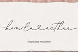 Kamila Arthur // Modern Heart Font