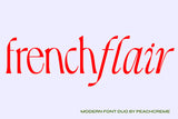 French Flair Font Duo