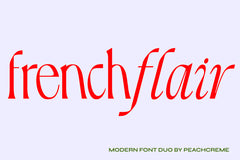 French Flair Font Duo