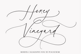 Honey Vineyard // Modern Calligraphy