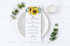 Sunflower Eucalyptus // Watercolor Set