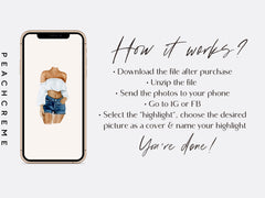 Samantha Watercolor Social Media Story Covers