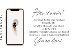 Rachael Hand Drawn Social Media Story Icons