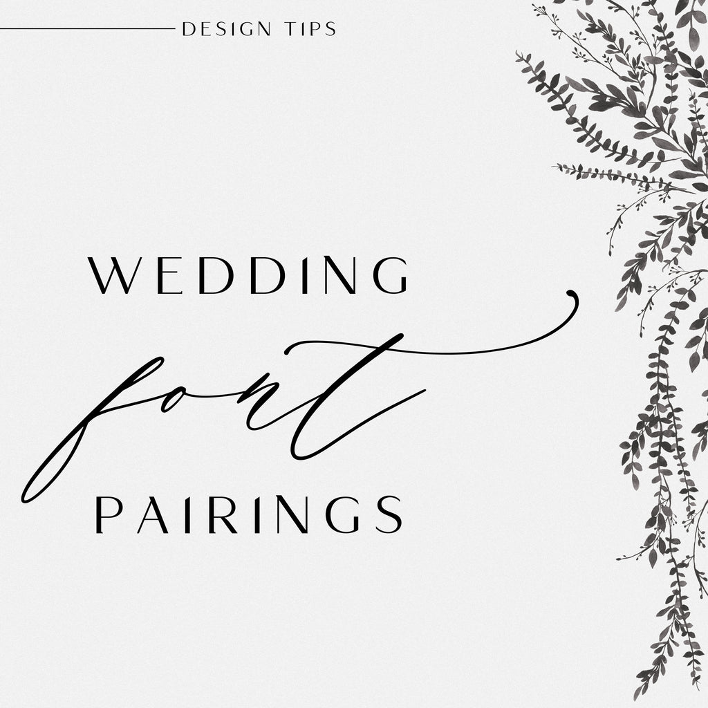 Wedding Font Pairings Vol.1