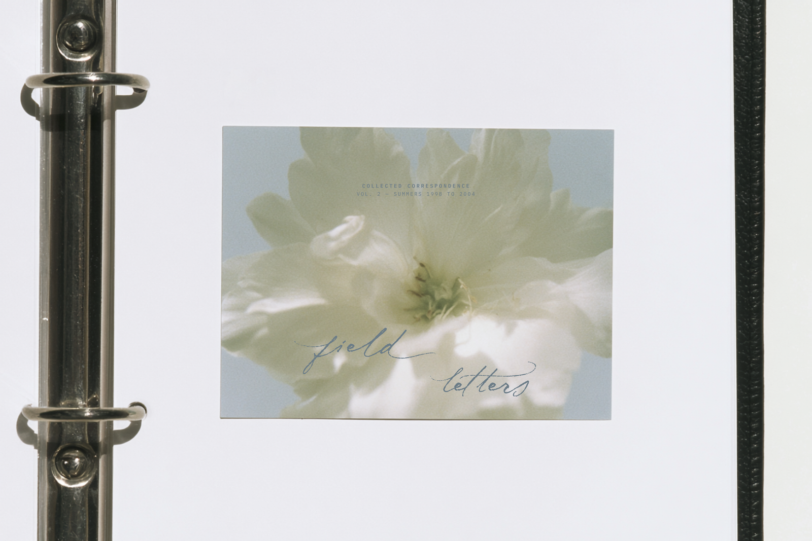 Midnight Symphony font on a photo album cover mockup