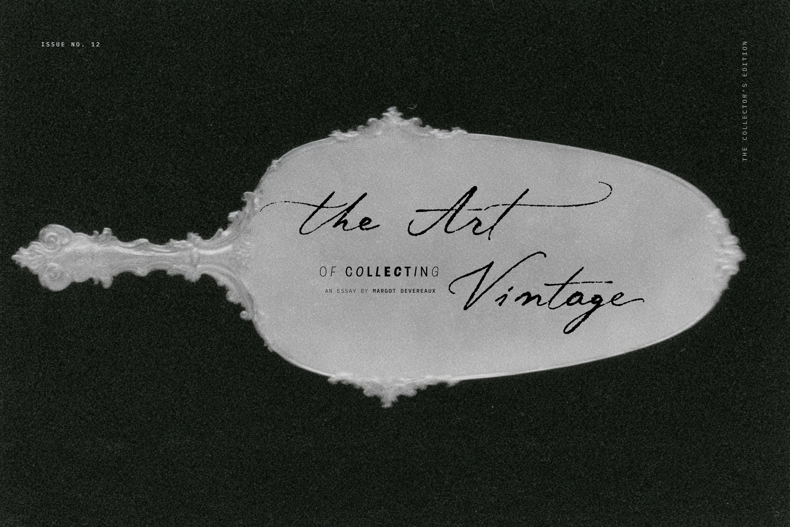 Midnight Symphony font on black and white perfume branding mockup