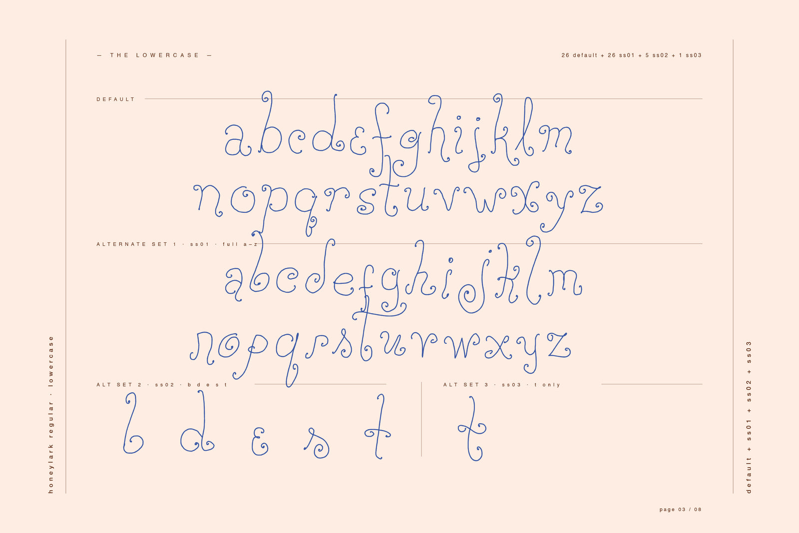 Honeylark//Whimsical Font