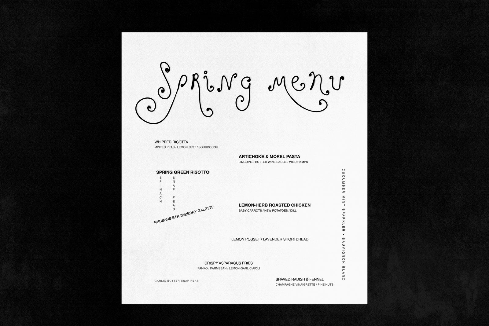 Charm Flora// Curly Font Set