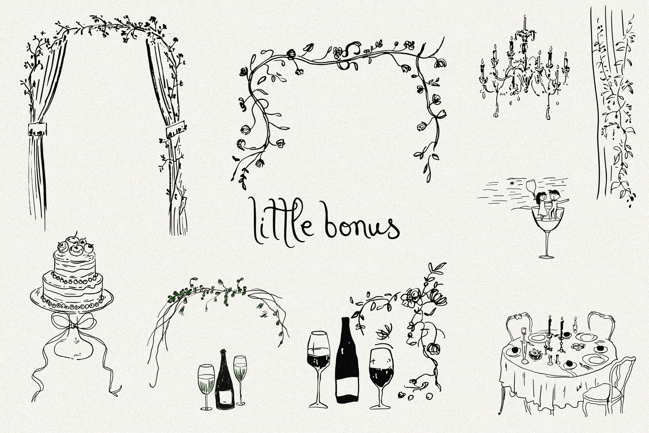 Amour de Brigitte // Quirky font