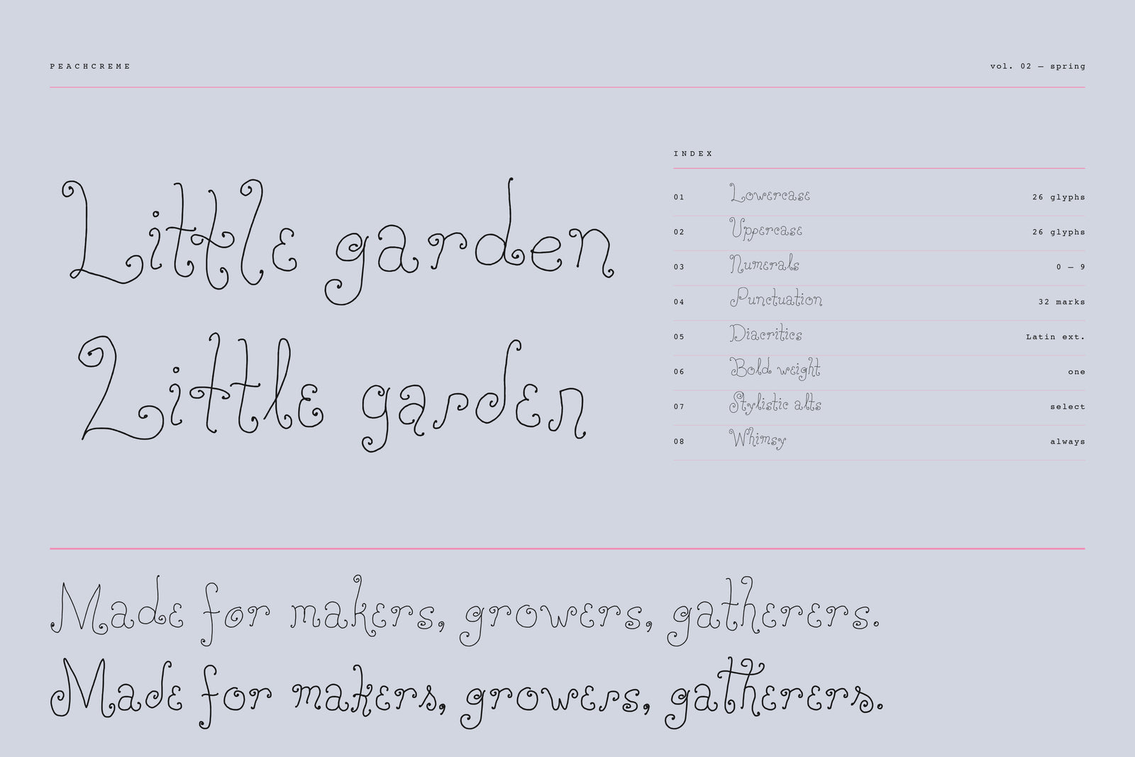 Honeylark//Whimsical Font