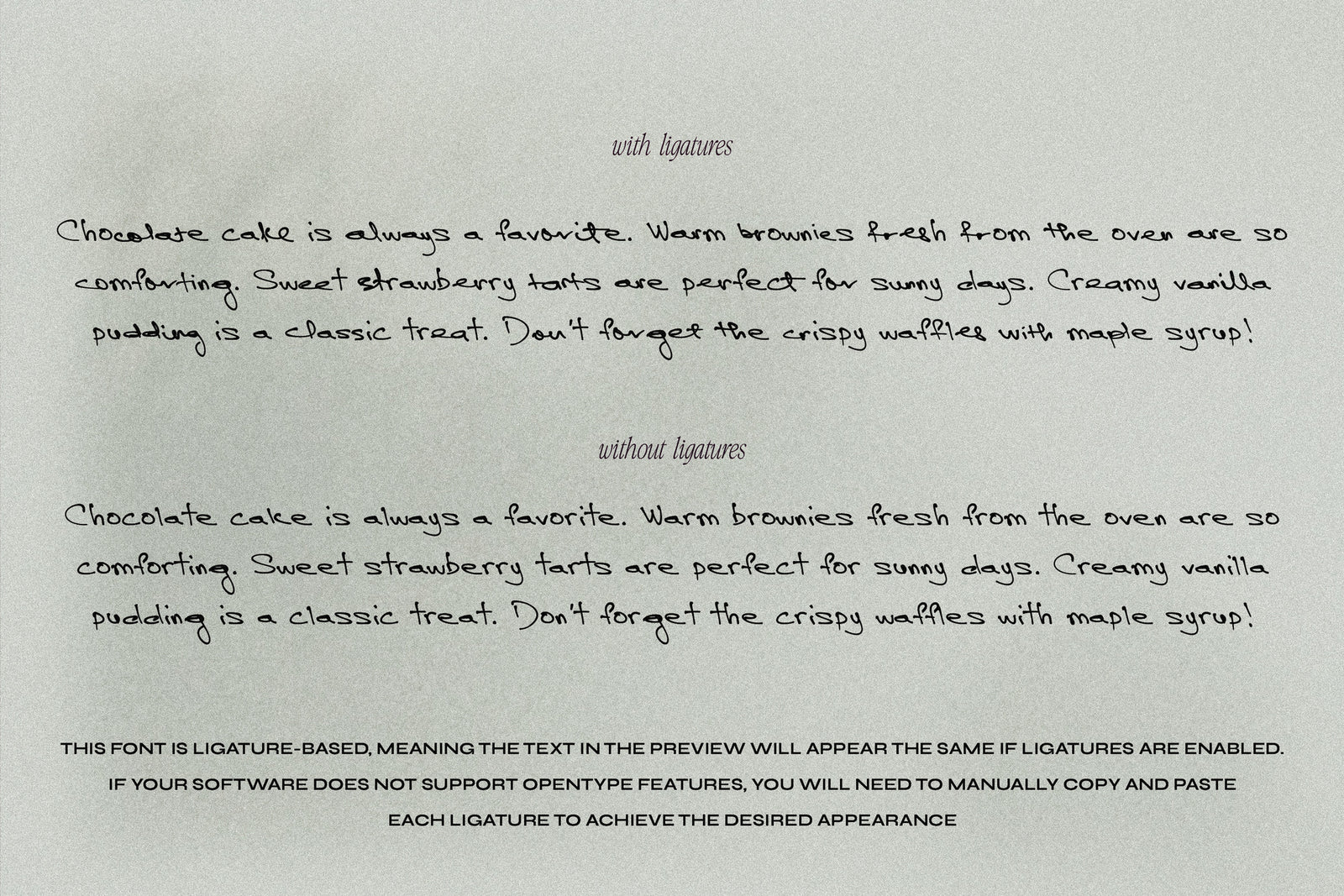 Casually Handwritten // Modern Font
