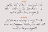 Basil Lime Margarita // Handwritten Font