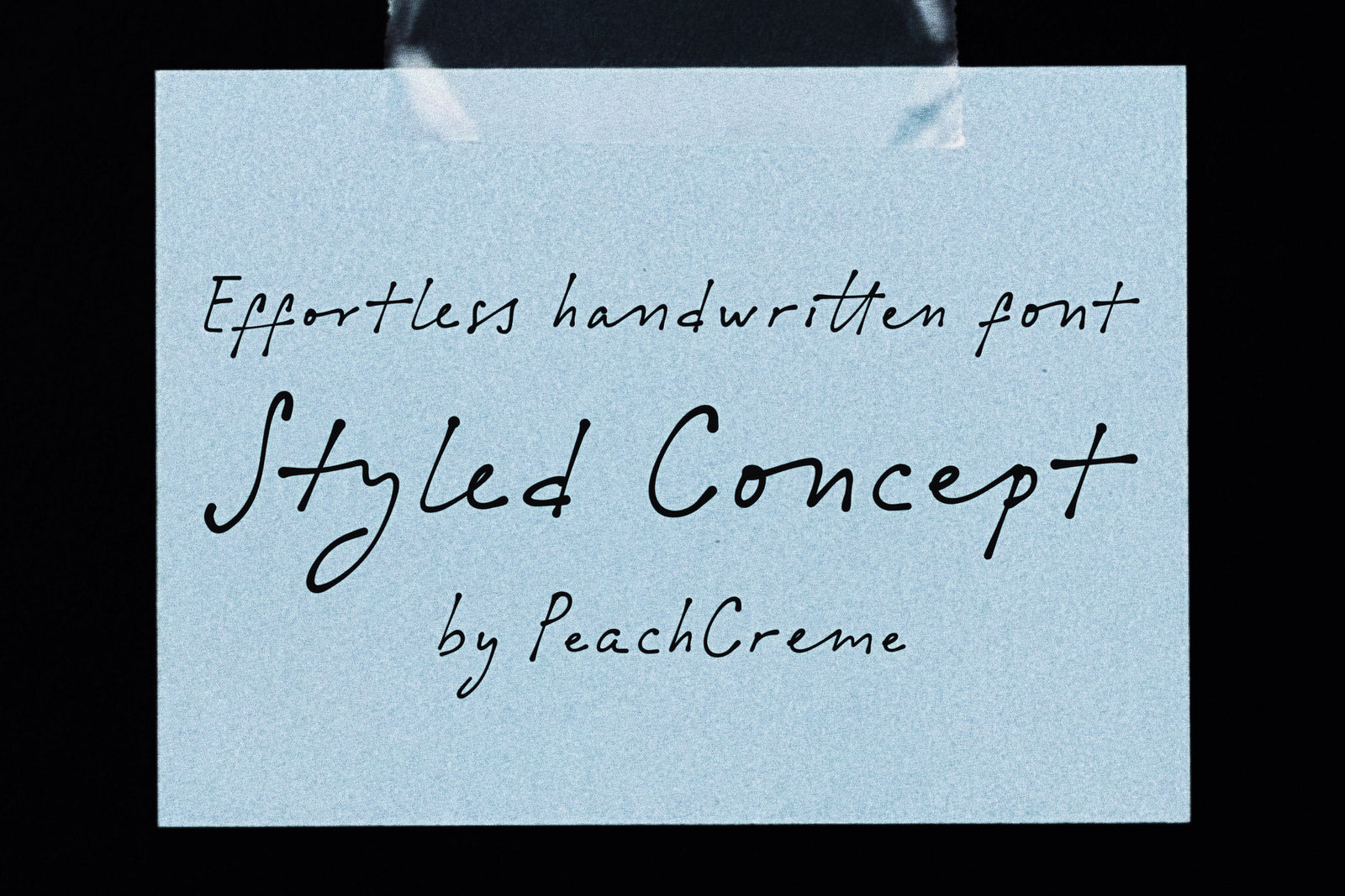 Styled Concept // Casual font
