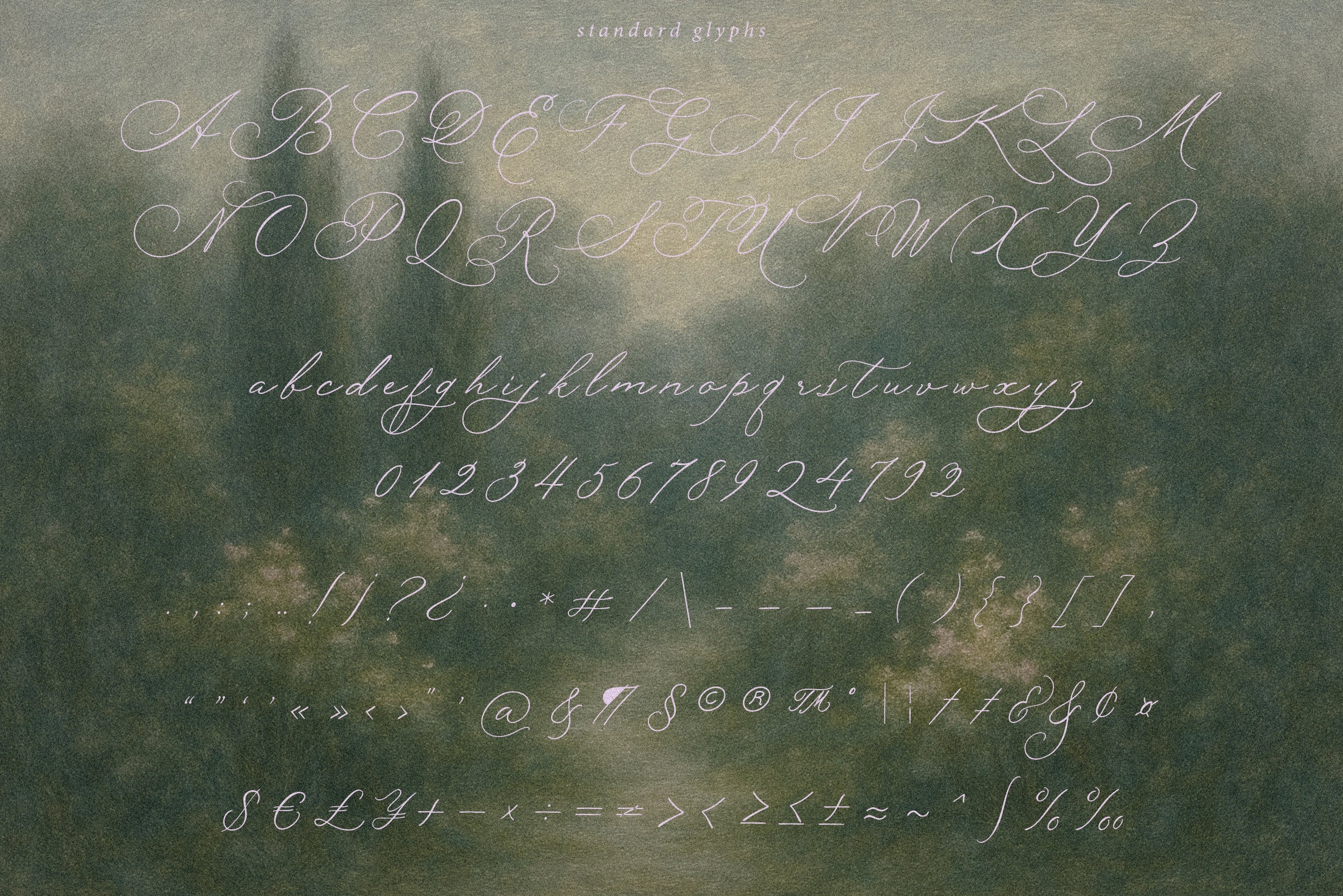Rose Orchard Garden // Romantic Font