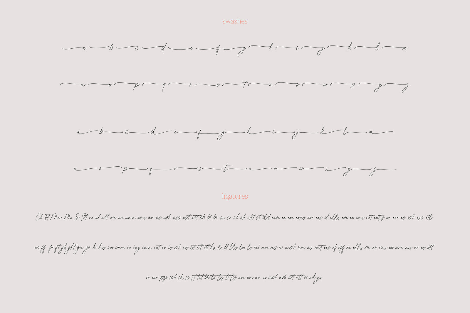 Basil Lime Margarita // Handwritten Font