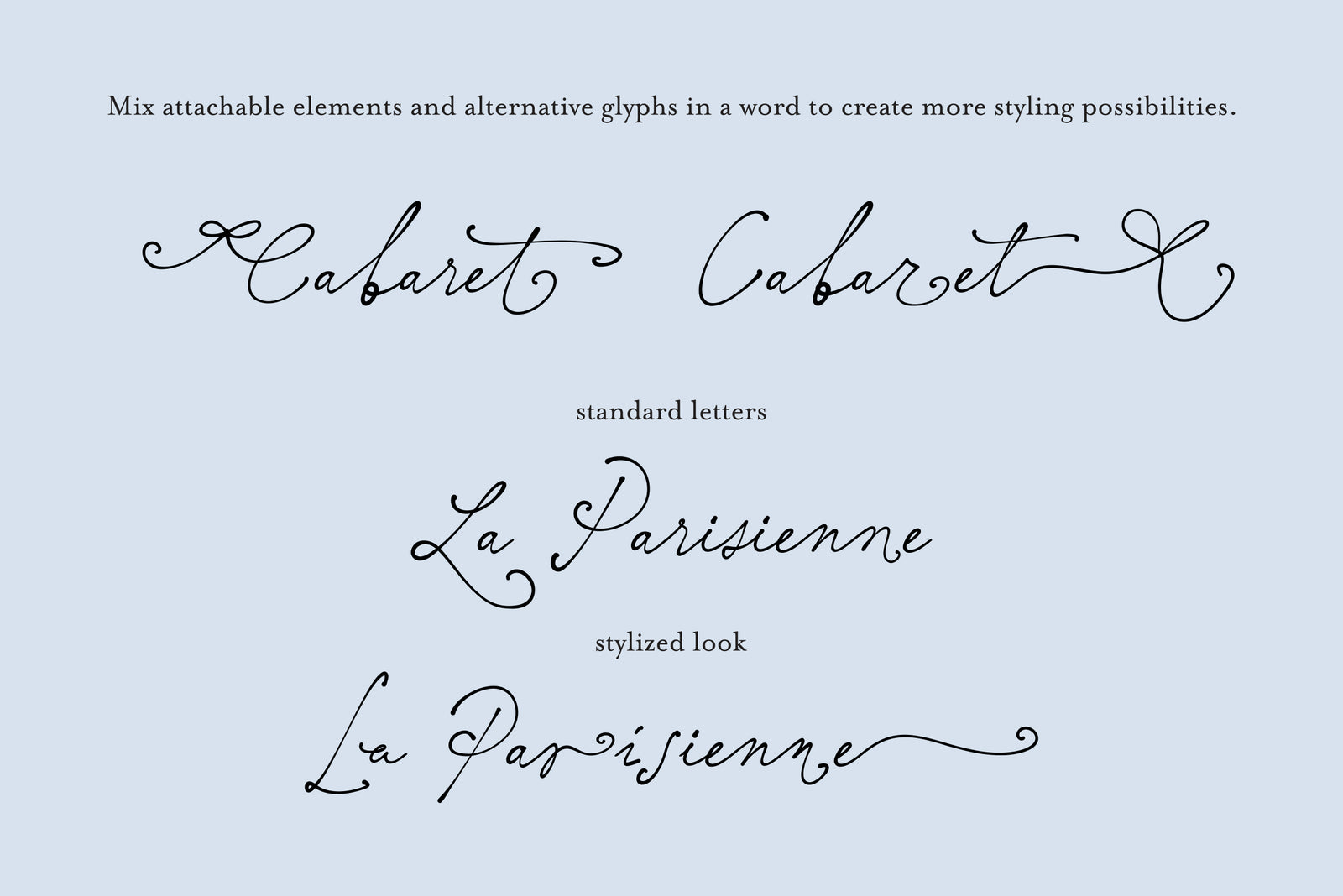 Elisabeth Darlington // Font with Bows
