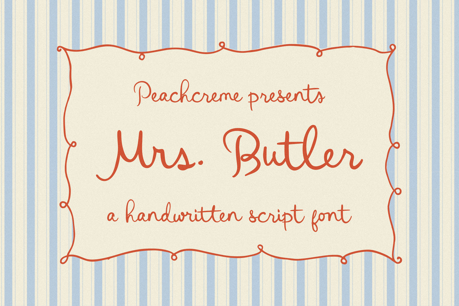 Mrs. Butler // Wedding Font