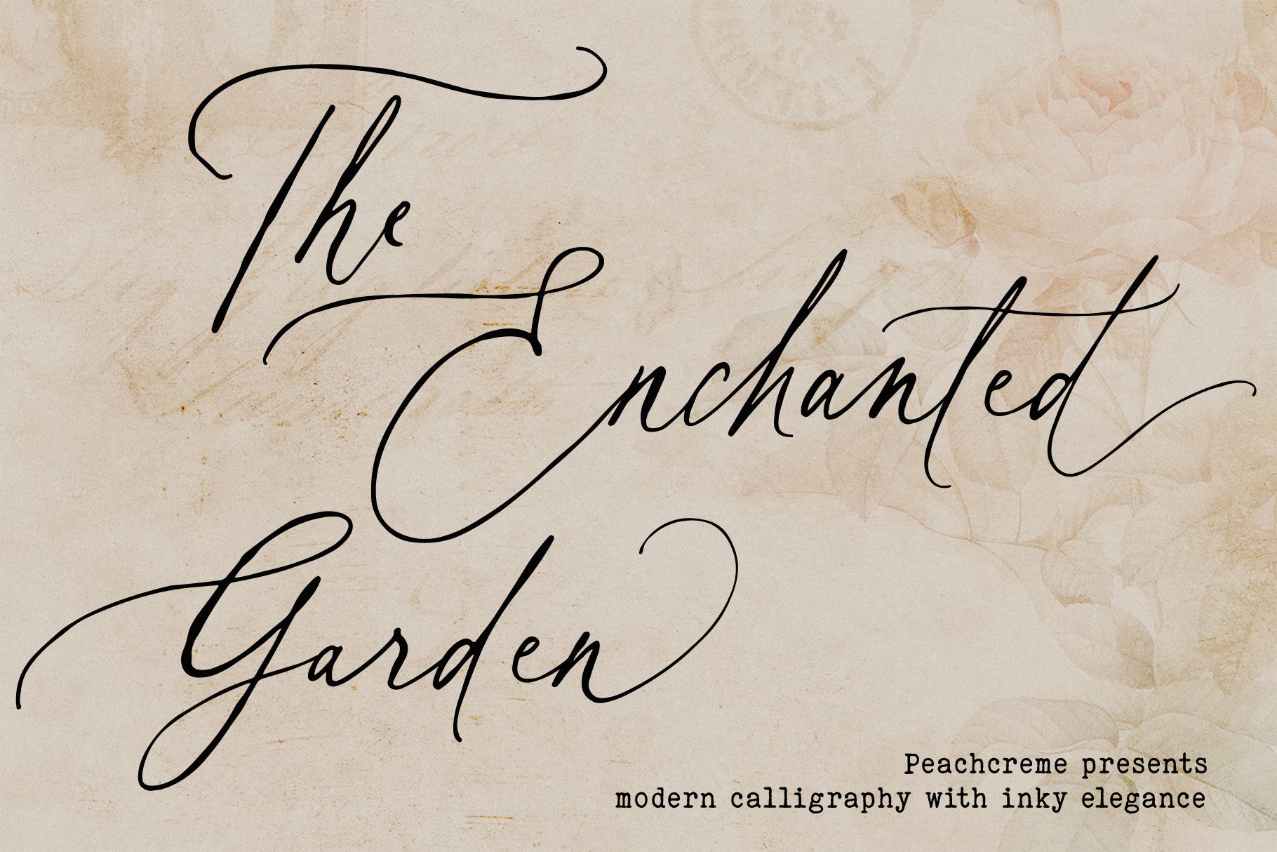 The Enchanted Garden // Calligraphy