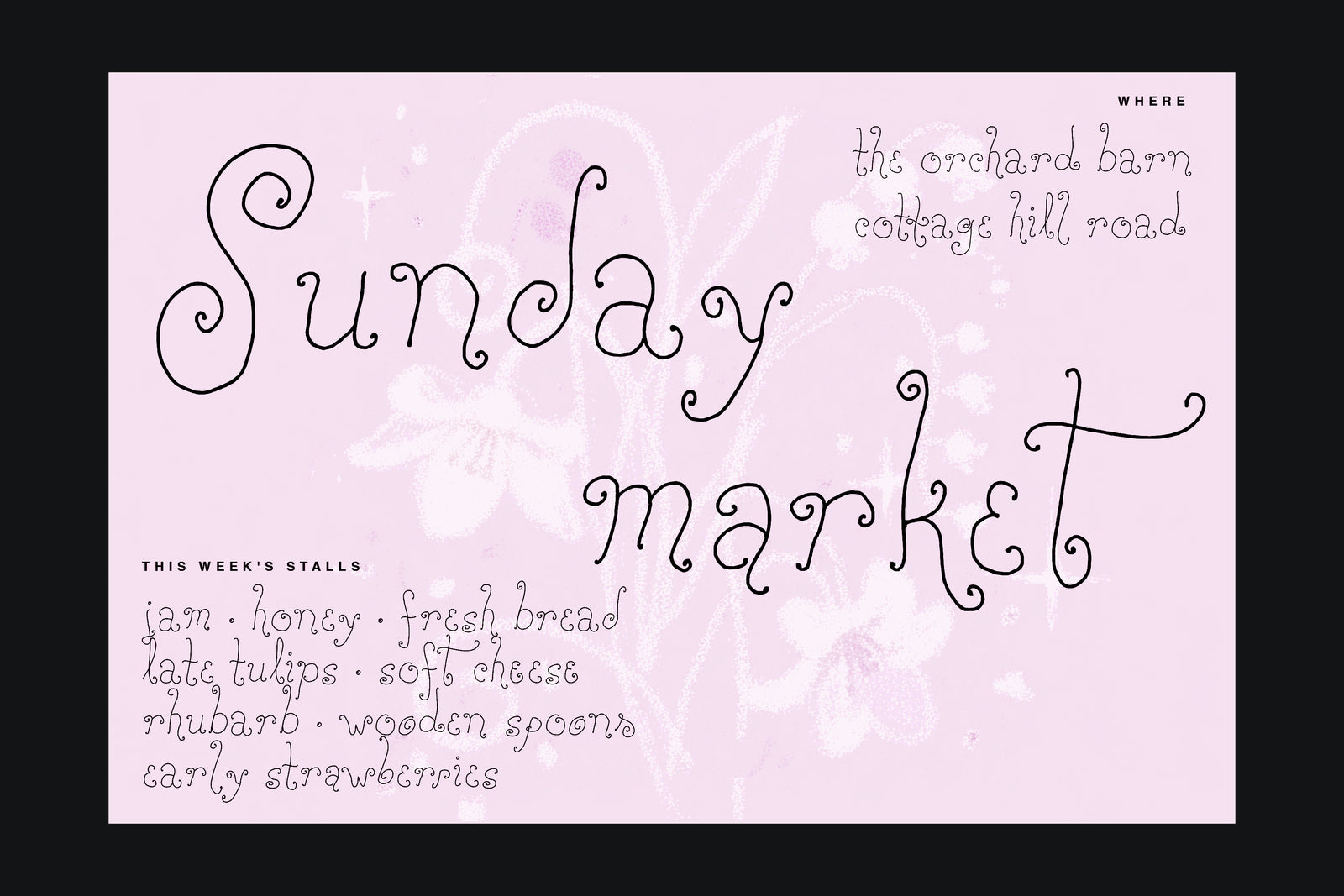 Honeylark//Whimsical Font