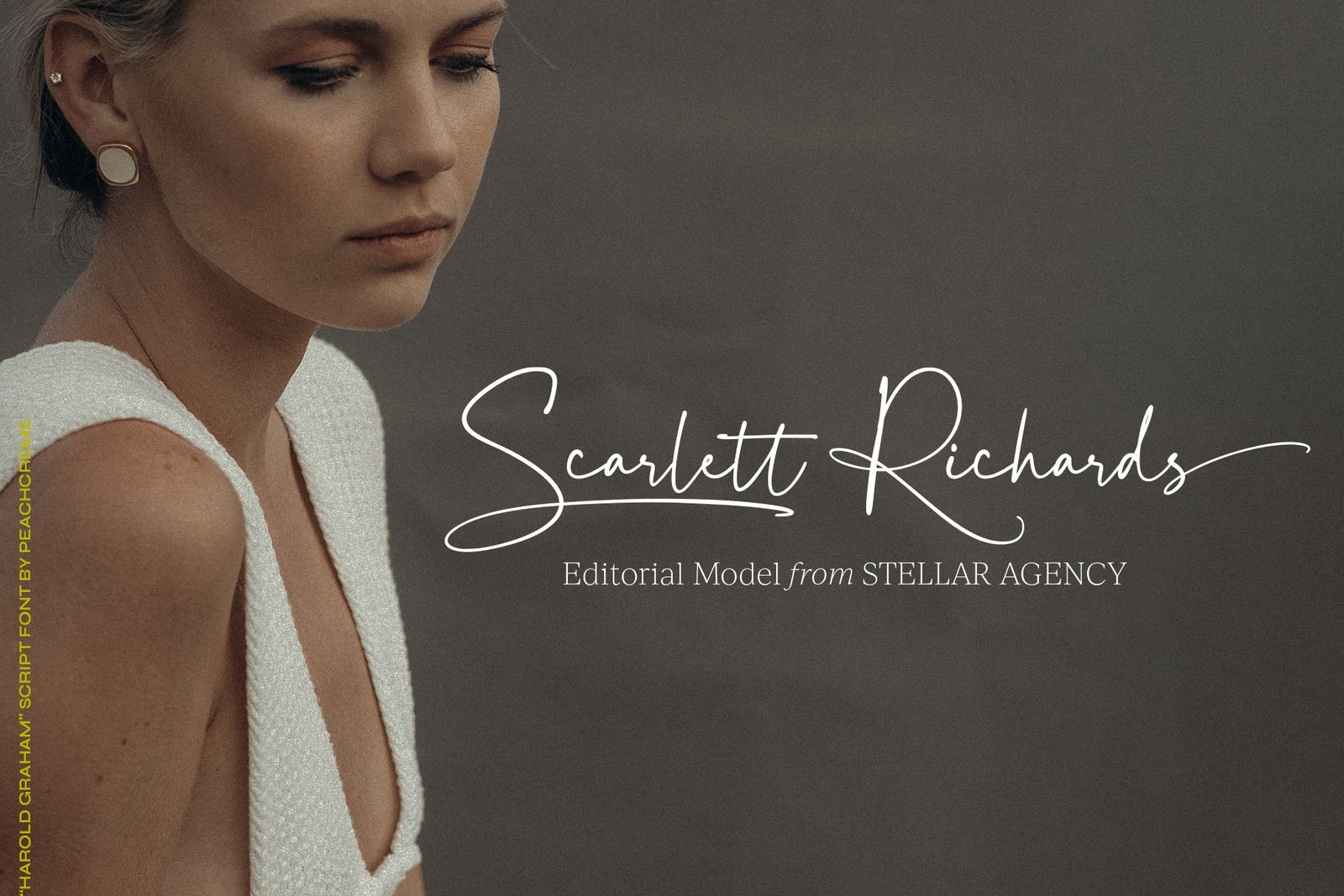Harold Graham // Signature Font