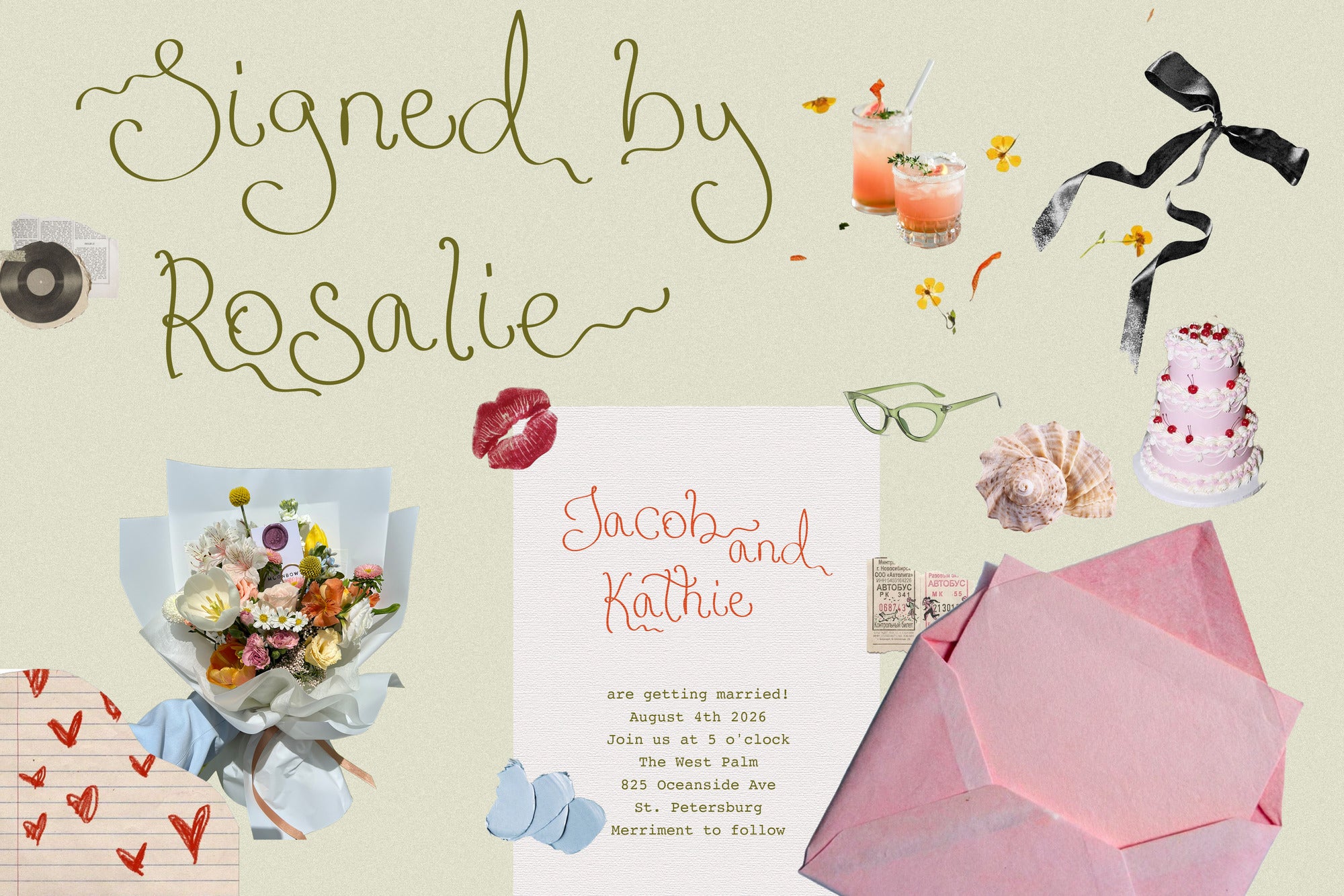 Delicate Ribbons // Quirky Script Font – www.peachcreme.com