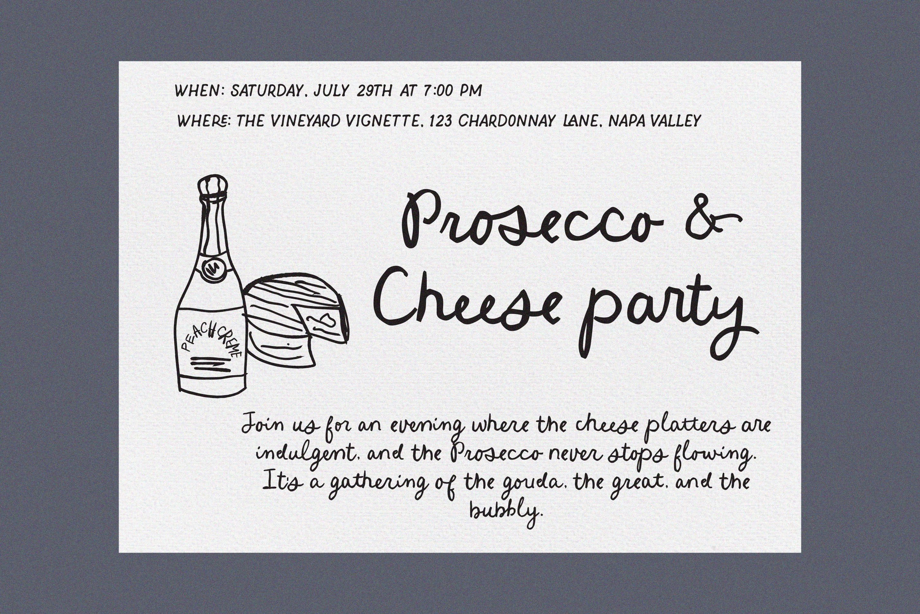 Limoncello Recipe // Handwritten font