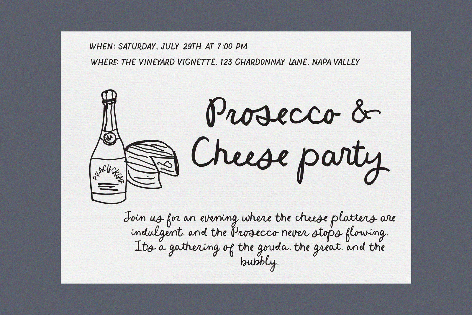 Limoncello Recipe // Handwritten font