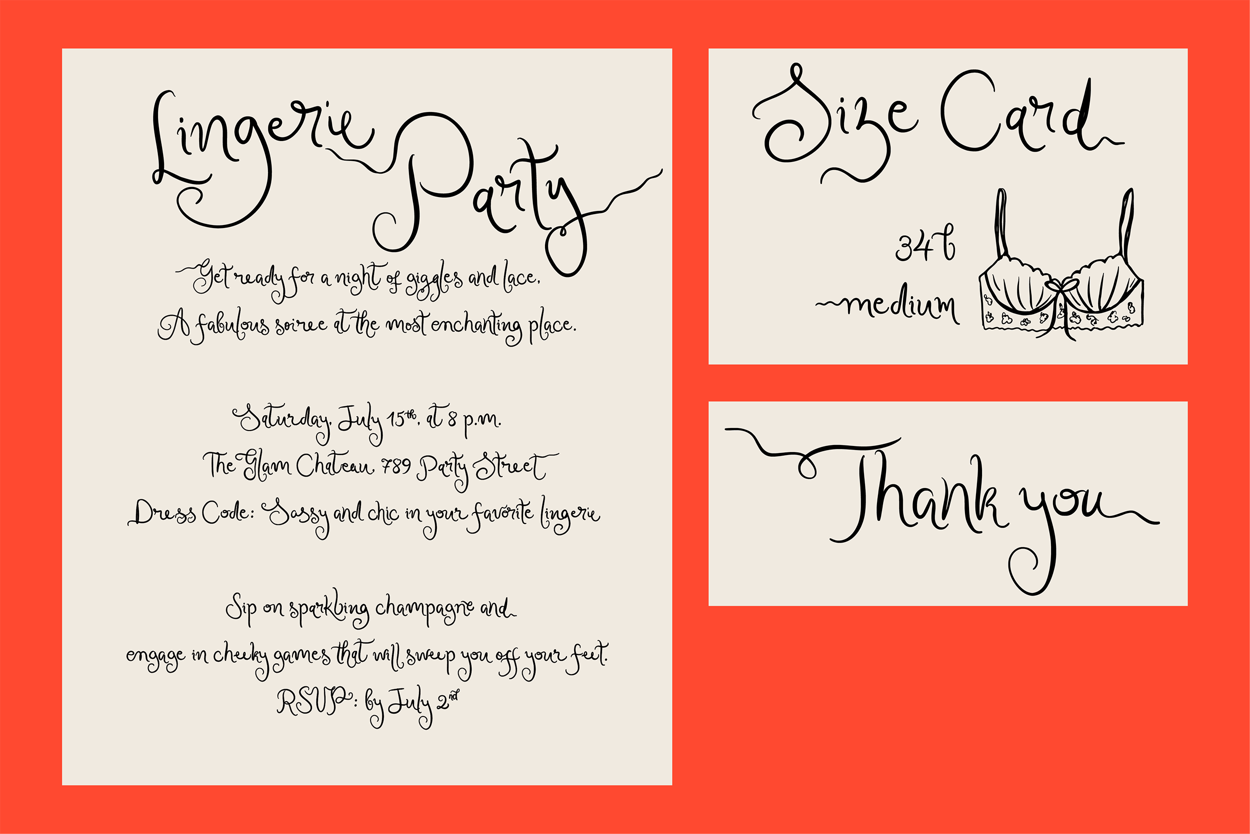 Letters from Madelyn // Quirky Script Font