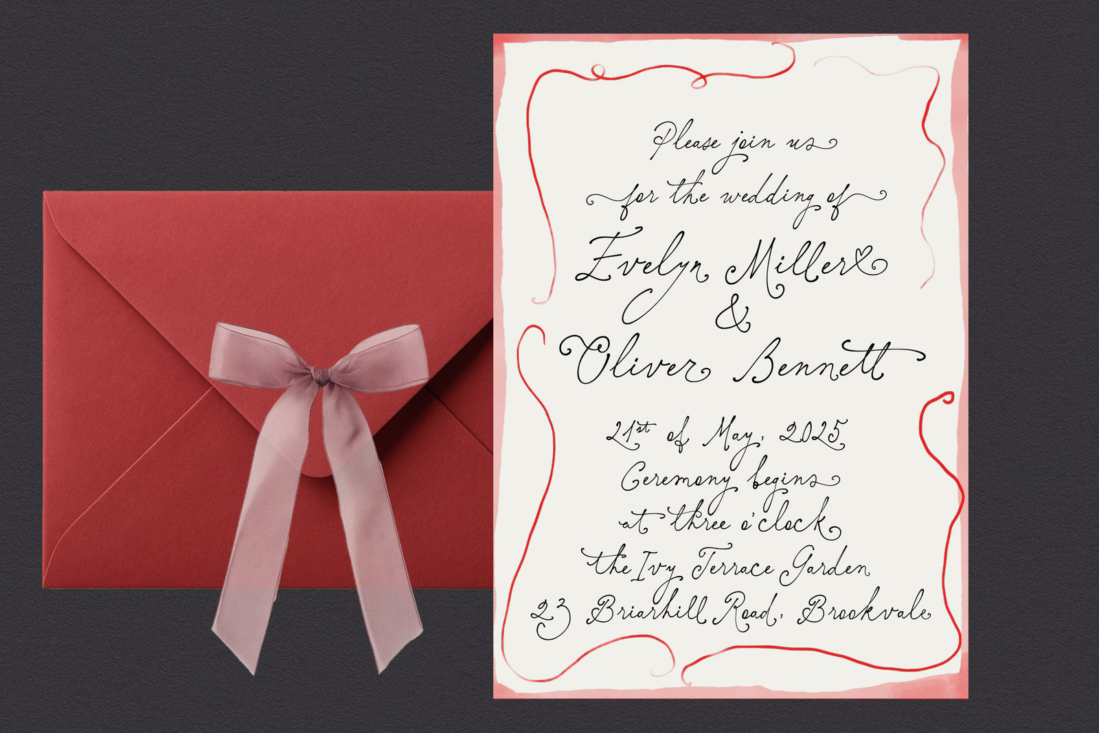 Elisabeth Darlington // Font with Bows