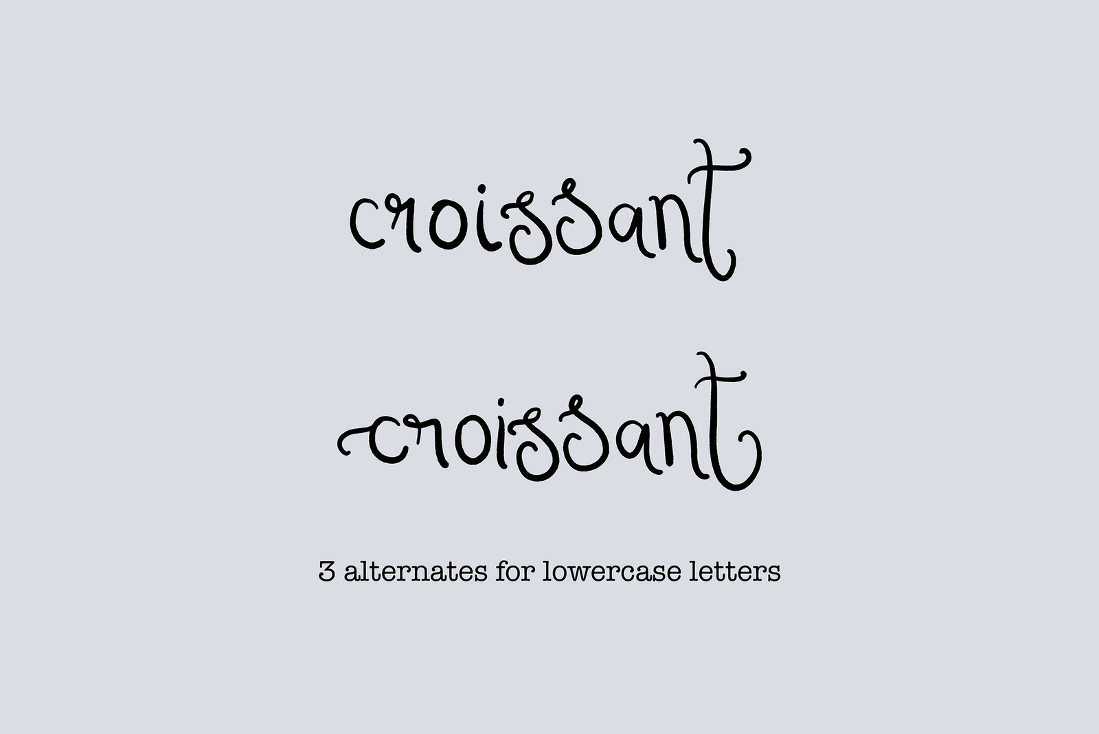 Antipasti // Quirky font