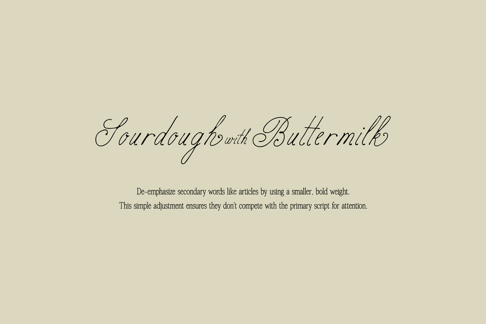 Birch Paper // Handwritten Script Family