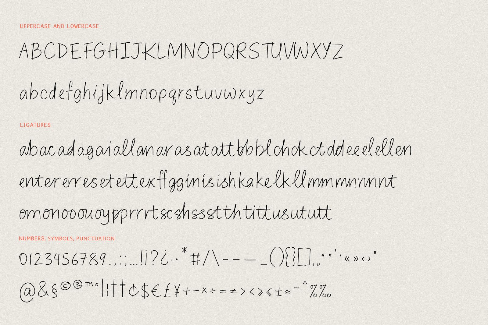 Notes from Paris // Ooh La Legible font