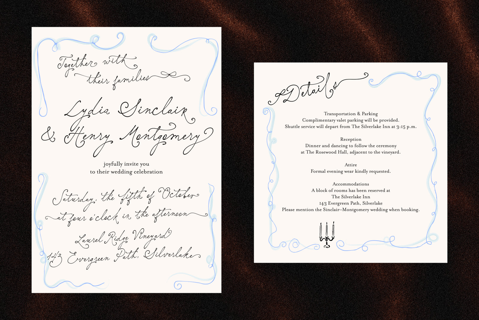 Elisabeth Darlington // Font with Bows