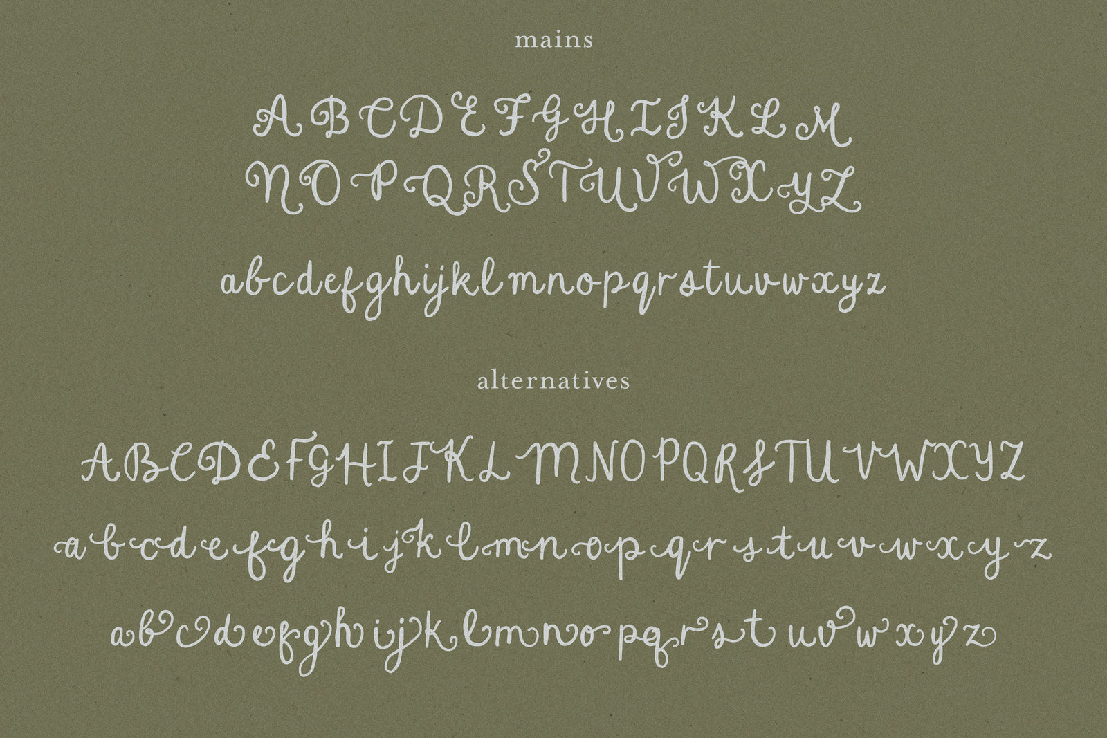Birdhouse // Handwritten font