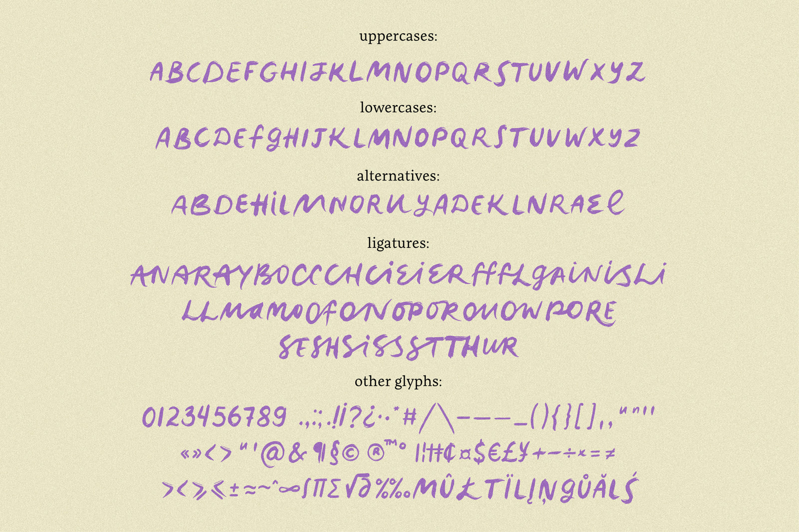 Mayflores// Brush Font